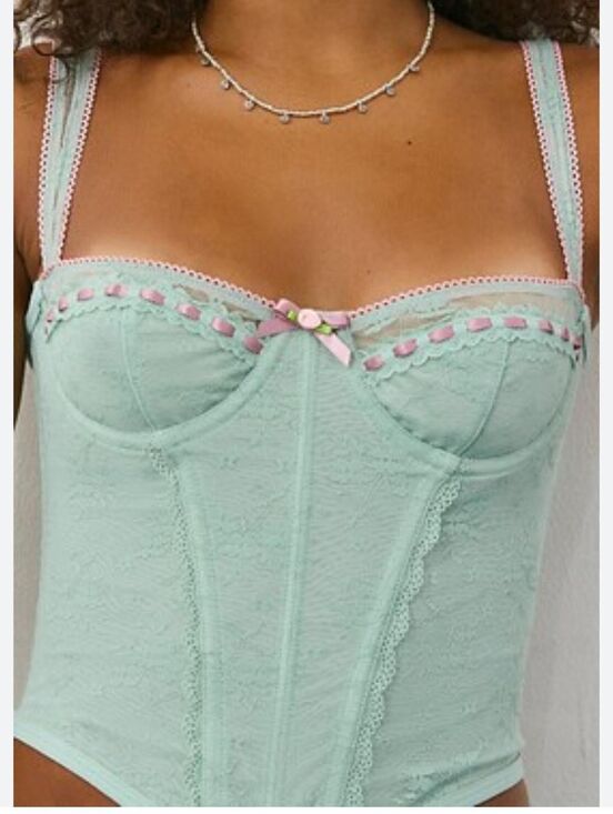Urban Outfitters Tops - Y2K Out From Under Urban Outfitters Lace Bustier Corset Top XS NWT